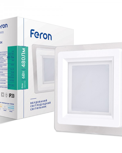 Світлодіодний світильник Feron AL2111 6W білий