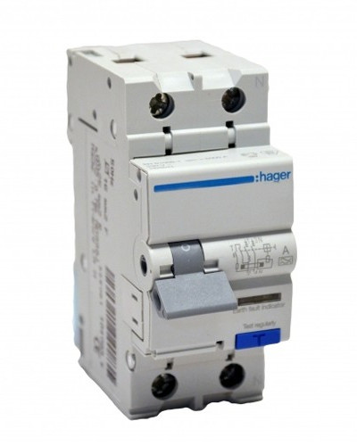Устройство защитного отключения Hager 2P АD960J С 10A 30mA (6kA)