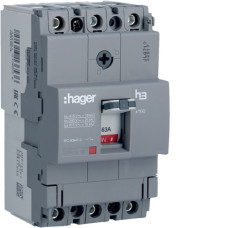 Автоматический выключатель HDA063L 63 А 3п 18 кА Hager