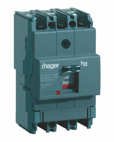 Автоматический выключатель HDA100L 100 А 3п 18 кА Hager