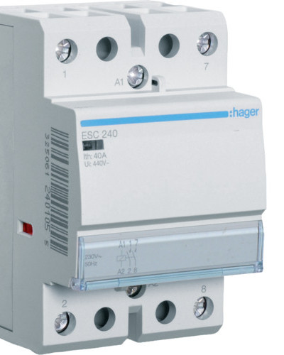 Контактор 40A 2НВ 230В Hager ESC240