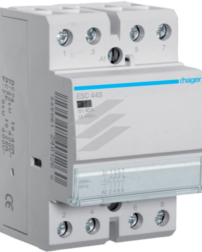 Контактор 40A 3НВ+1НЗ, 230В Hager ESC443
