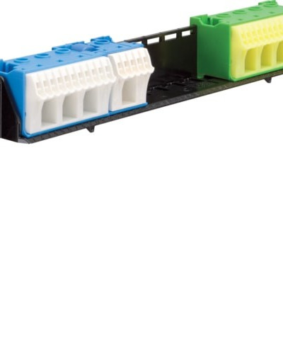 Держатель с клеммом.16*N+14*PE/4*N+4*PE Hager к щитам Volta 24(28) мод VZ462