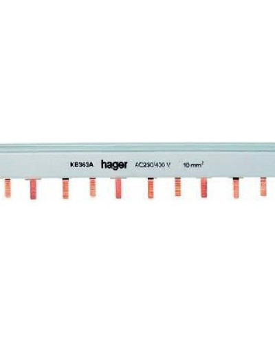 KB263A Шина гребінчаста 2P 10мм 12M HAGER