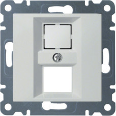 Панель двойная для RJ12/RJ45 Lumina, белая