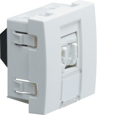Розетка телефонна RJ11/RJ12, 1М Systo білий