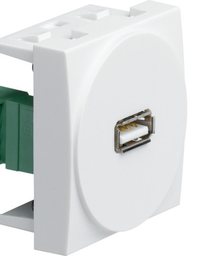 Розетка USB (конектор) 2М білий