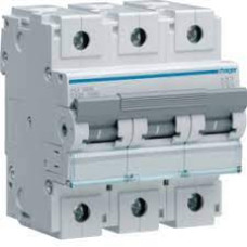 Автоматический выключатель HLF399S, 125 А, 3п, C, 10 кА HAGER