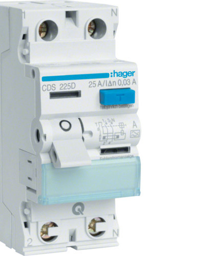 Дифреле (ПЗВ) QC 2P 25A 30mA A CDS225D