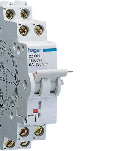 Блок-контакт CA и сигнальний контакт SD 230В/6А CZ001
