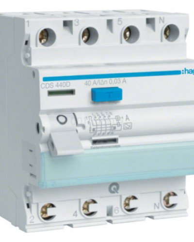 Дифреле CDS440D  ПЗВ QC 4P 40A 30mA A