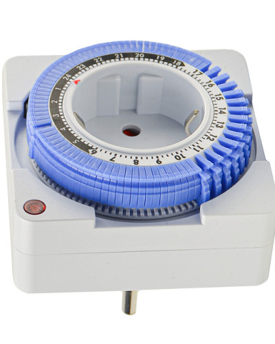 Реле часу розеткове електромеханічне добове URate STD-24  AC 230V 16A