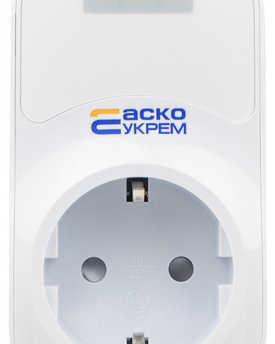 Реле контролю напруги розеткове  URate S-16  AC 230V 16A 