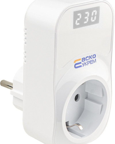 Реле контролю напруги розеткове  URate S-16  AC 230V 16A 