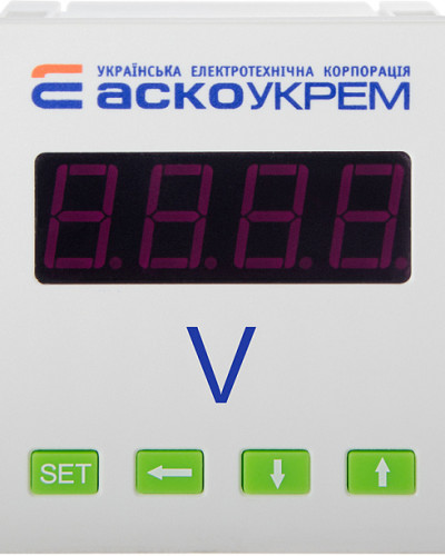 AС вольтметр цифровий  600В 80х80  модель ЦВ-8