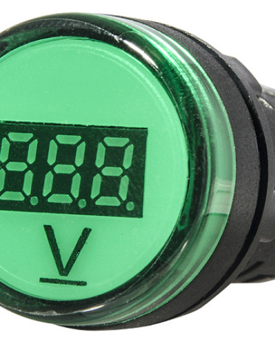 Цифровий вимірювач напруги AD22-22DVM DC 5-30В (зелений)
