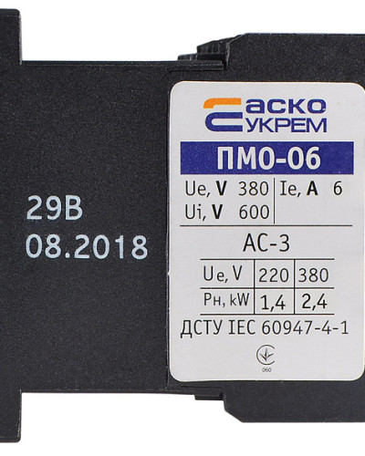 Пускач ПМ 0-06-01 М7 230В (LC1-K0601)