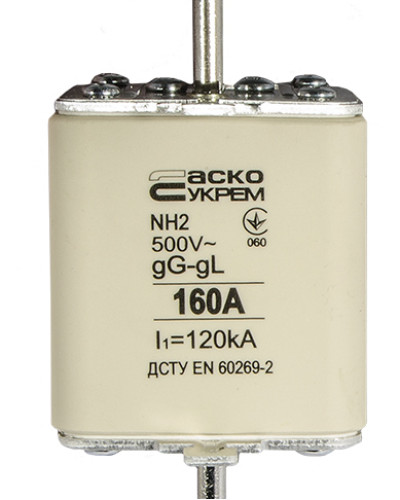 Запобіжник ножовий з плавкою вставкою NH2 160A gG