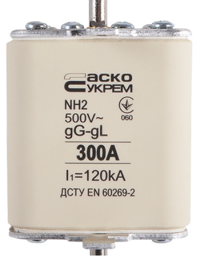 Запобіжник ножовий з плавкою вставкою NH2 300A gG