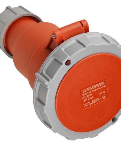 Розетка переносна серії UСombi 5P  32A IP 67