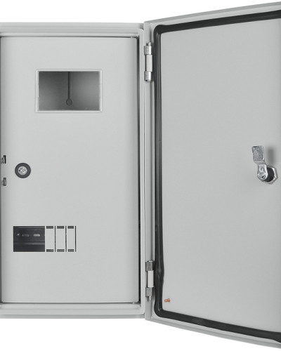 Корпус обліку металевий 9 модулів 3фл, навісний IP54, серії UBox