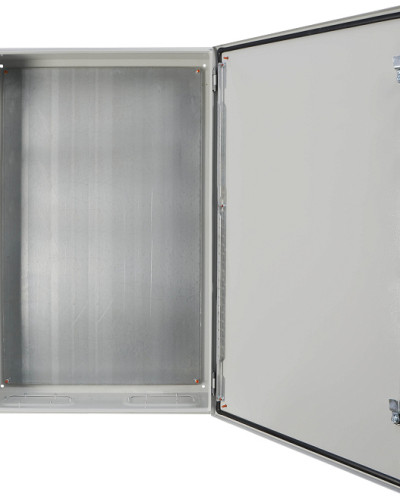 Корпус з монтажною панеллю металевий 120*80*30, IP65, серії UBox