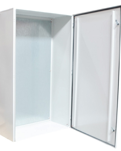 Корпус з монтажною панеллю металевий 120*80*30, IP54, серії UBox