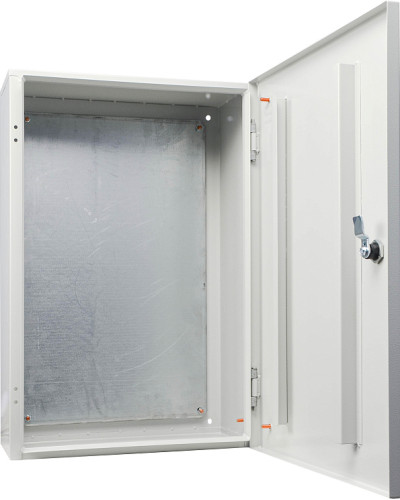 Корпус з монтажною панеллю металевий 60*40*20, IP31, серії UBox