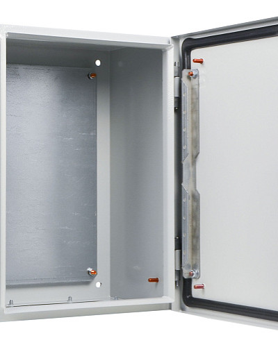 Корпус з монтажною панеллю металевий 40*30*20, IP65, серії UBox