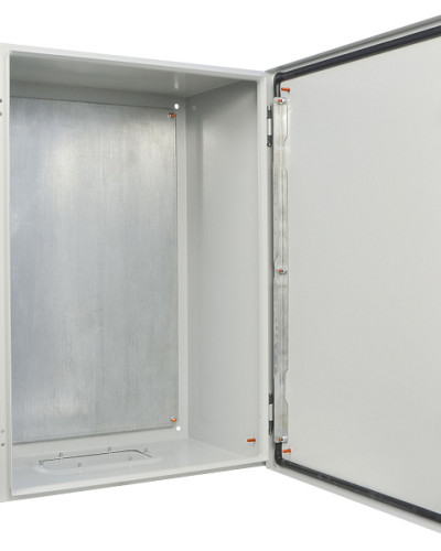 Корпус з монтажною панеллю металевий 60*40*20, IP65, серії UBox