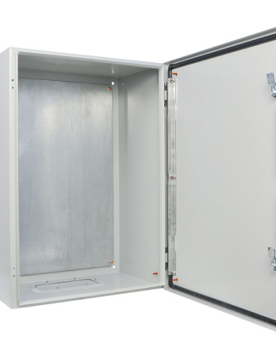 Корпус з монтажною панеллю металевий 70*50*30, IP65, серії UBox