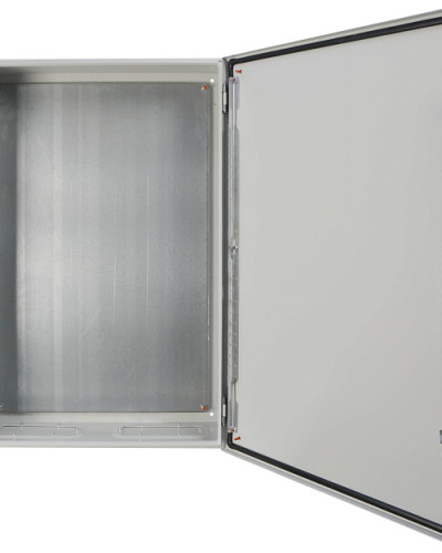 Корпус з монтажною панеллю металевий 100*65*30, IP65, серії UBox