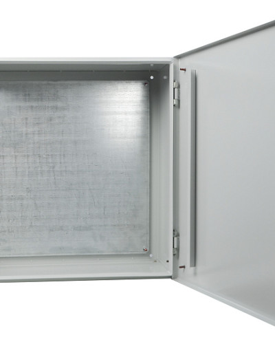 Корпус з монтажною панеллю металевий 60*60*25, IP31, серії UBox