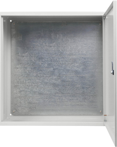Корпус з монтажною панеллю металевий Light  60*60*25, IP31, серії UBox