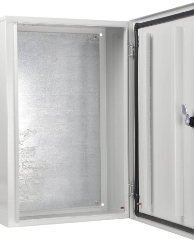 Корпус з монтажною панеллю металевий Light  60*40*25, IP54, серії UBox