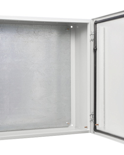 Корпус з монтажною панеллю металевий Light  60*60*25, IP54, серії UBox
