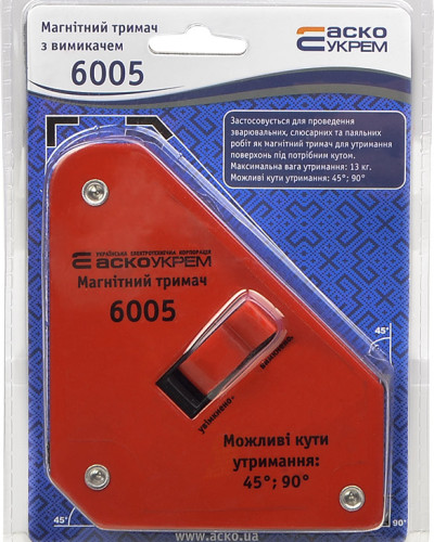 6005 магнітний тримач з перемикачем