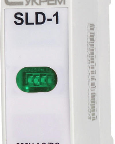 Модульний сигнальний індикатор 230V AC/DC SLD-1 зелений
