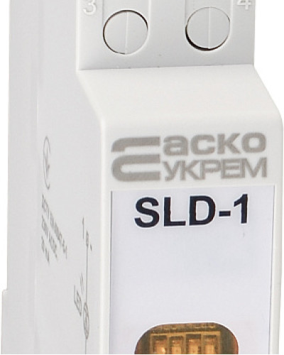 Модульний сигнальний індикатор 230V AC/DC SLD-1  жовтий