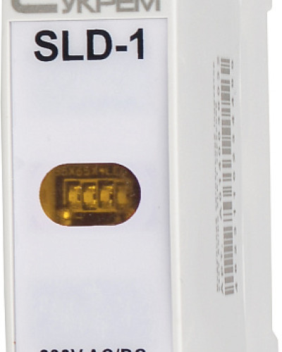 Модульний сигнальний індикатор 230V AC/DC SLD-1  жовтий