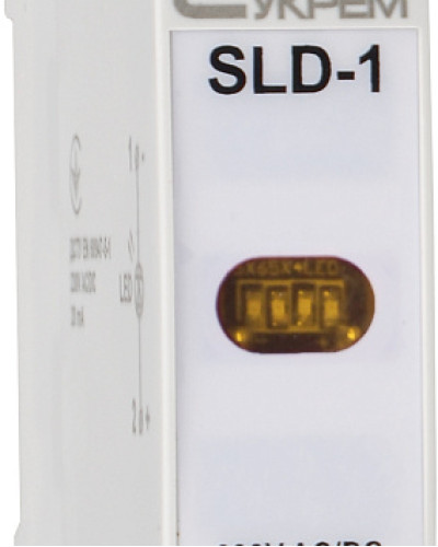 Модульний сигнальний індикатор 230V AC/DC SLD-1  жовтий