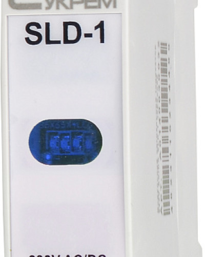 Модульний сигнальний індикатор 230V AC/DC SLD-1 синій
