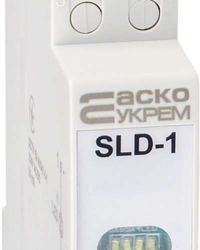 Модульний сигнальний індикатор 230V AC/DC SLD-1 білий