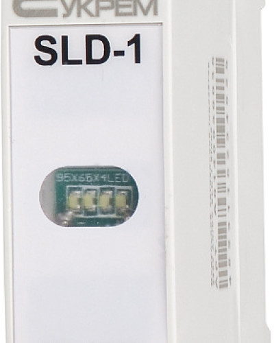Модульний сигнальний індикатор 230V AC/DC SLD-1 білий