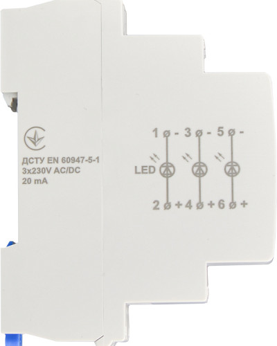 Модульний сигнальний індикатор 230V AC/DC SLD-3