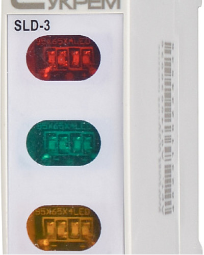 Модульний сигнальний індикатор 230V AC/DC SLD-3