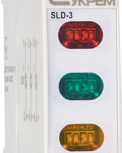 Модульний сигнальний індикатор 230V AC/DC SLD-3