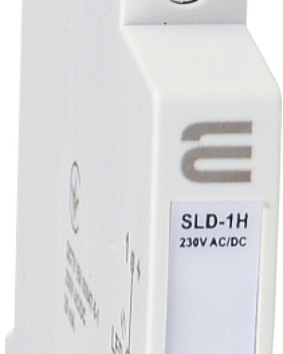 Модульний сигнальний індикатор 9mm 230V AC/DC SLD-1H зелений