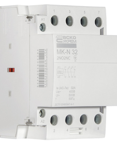 Модульний контактор MK-N 4P 32A 2NO2NC 220V