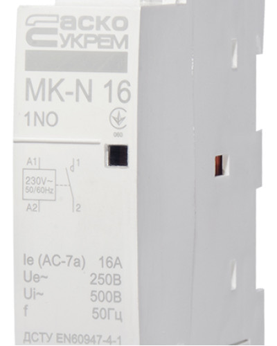 Модульний контактор MK-N 1P 16A 1NO 220V